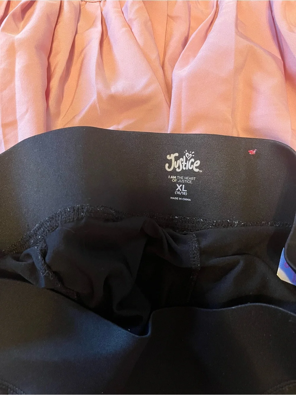 Justice Girls Black and Pink Pleated Skorts (2-Pack)
